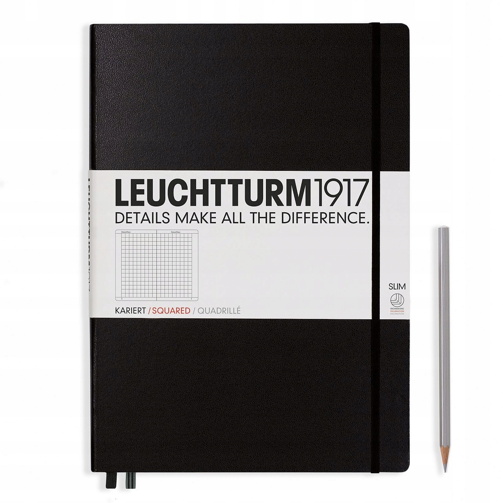 Notatnik Leuchtturm1917 Master Slim A4+, Kratka, C