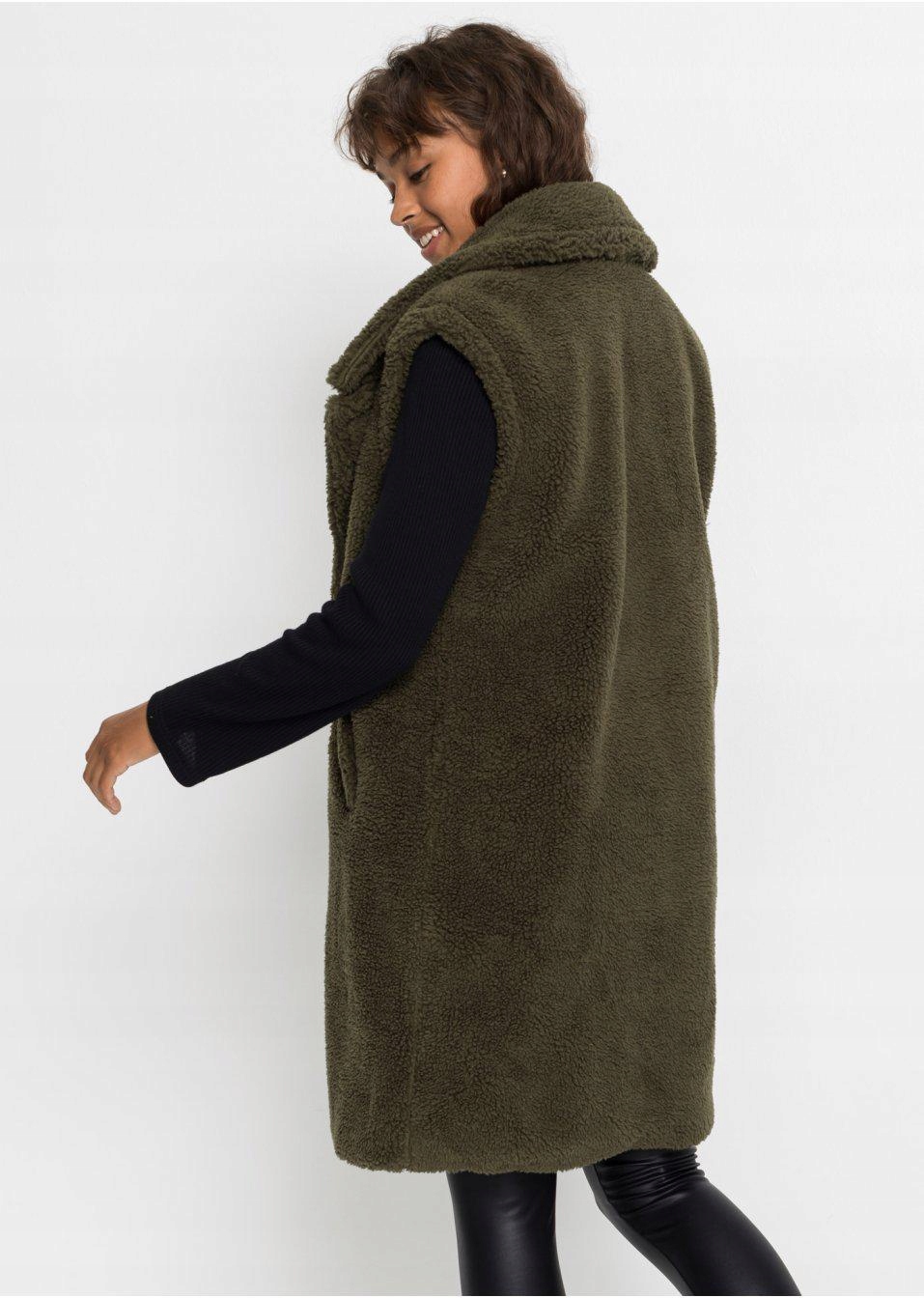 ZIELONA KAMIZELKA FUTRZANA BONPRIX 46 Marka Bonprix