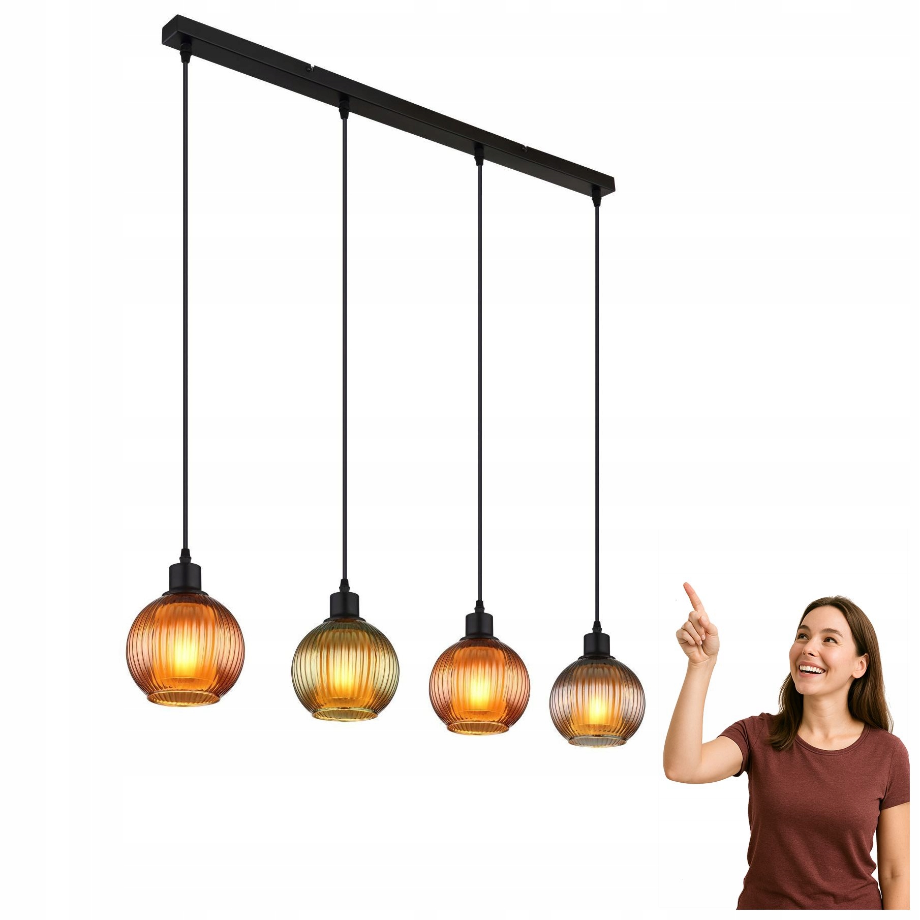 Závesná lampa Zumba 15638-4 Globo