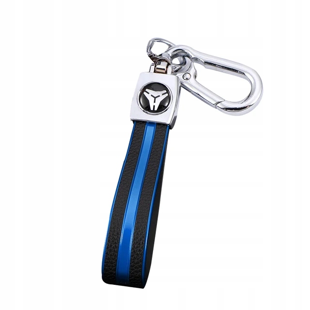 modrá kľúčenka Interiér auta TPU Kožené puzdro na kľúče s
