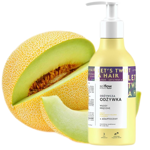 

Odżywka wydobywajaca skręt Naturalna Aloes Melon
