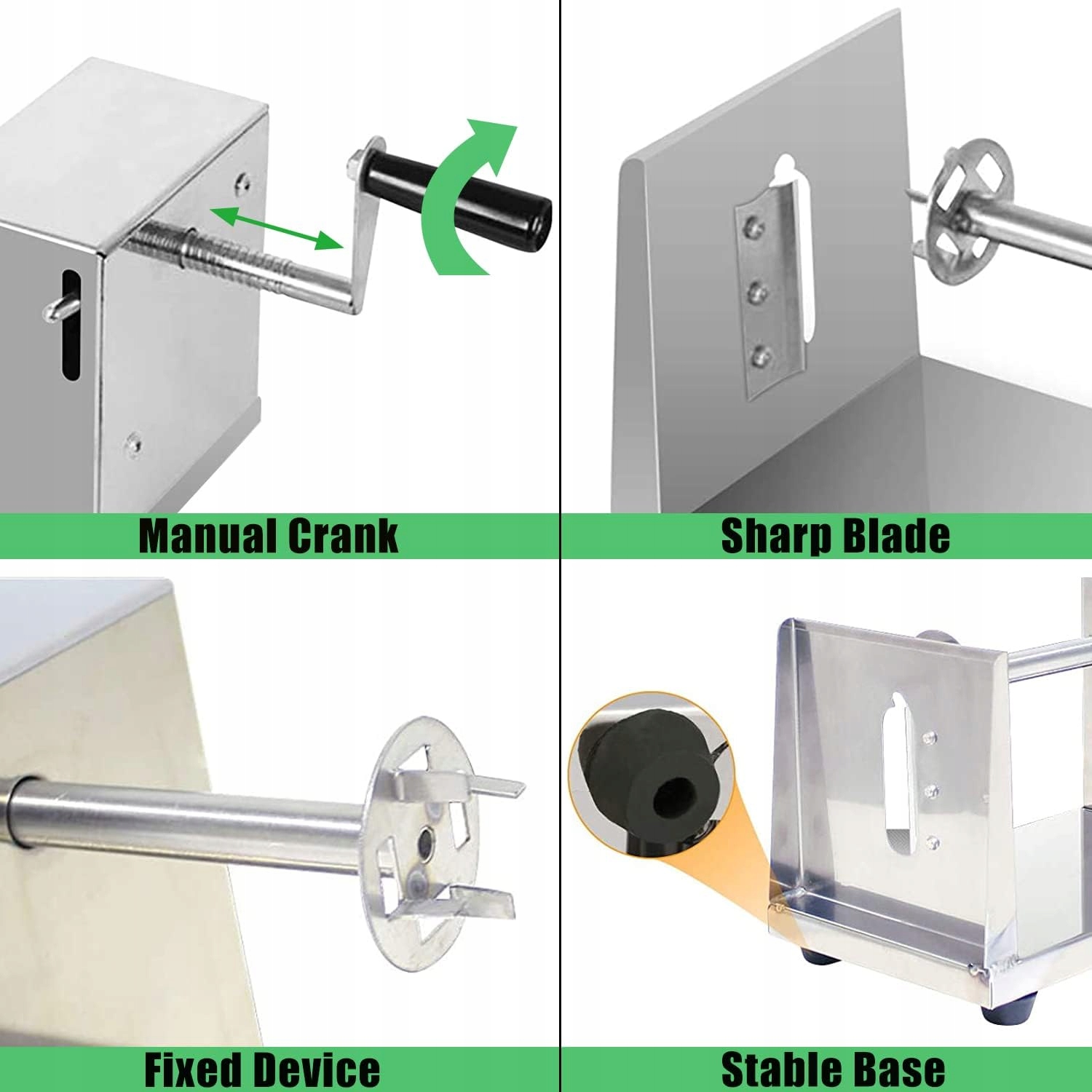 WYKRAWACZ KRAJACZ DO ZIEMNIAKÓW WARZYW SPIRALA WYKRAWACZ DO ZIEMNIAKÓW Kod producenta 2905486-1