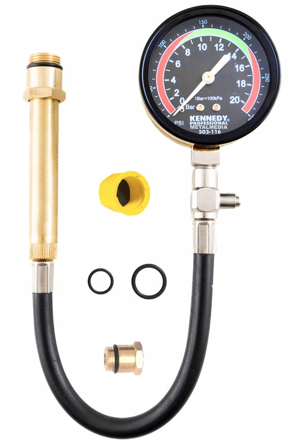 Tester těsnosti Měřič komprese tlaku Kennedy Plus Příslušenství