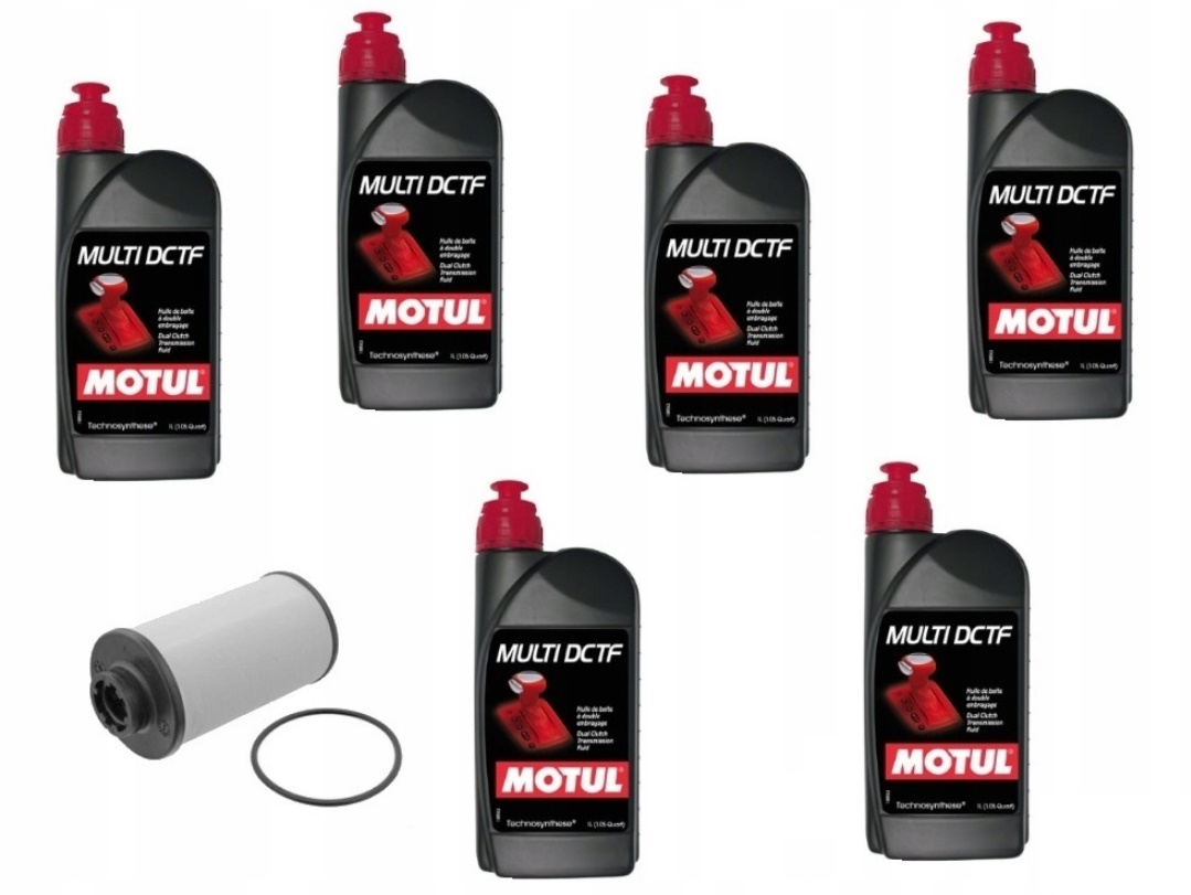 Zestaw OLEJ MOTUL DCTF 6L + FILTR Do Skrzyni DSG