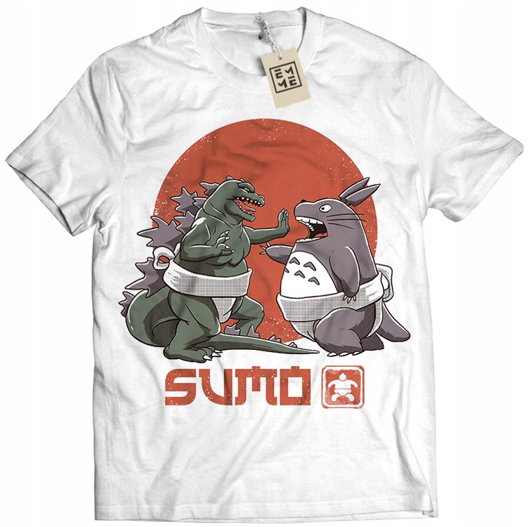 

Koszulka Z Nadrukiem Totoro Godzilla King Kong S