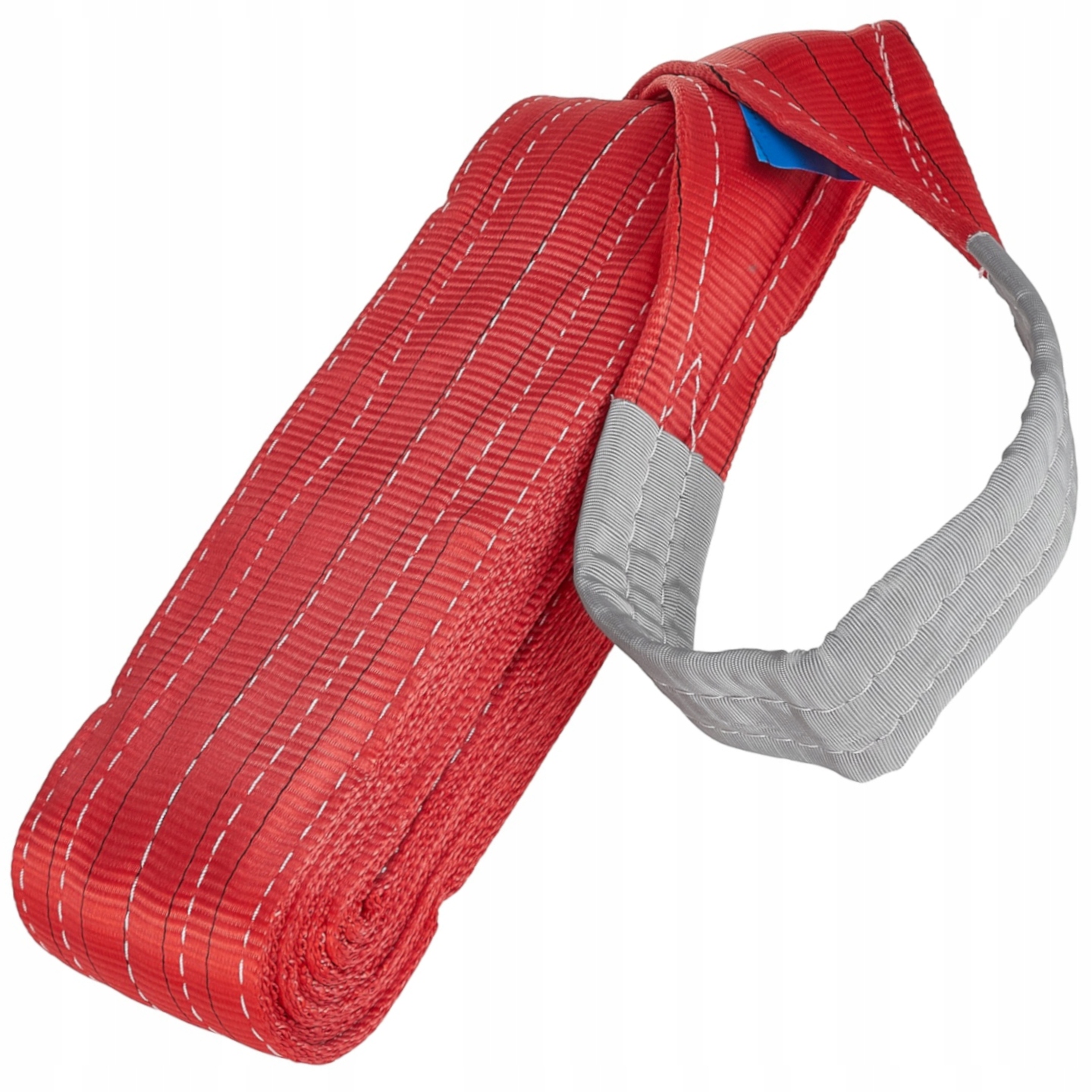 ZAWIESIE PASOWE TAŚMOWE DŹWIGOWE PAS 5T 8M 150MM CZERWONE GEKO