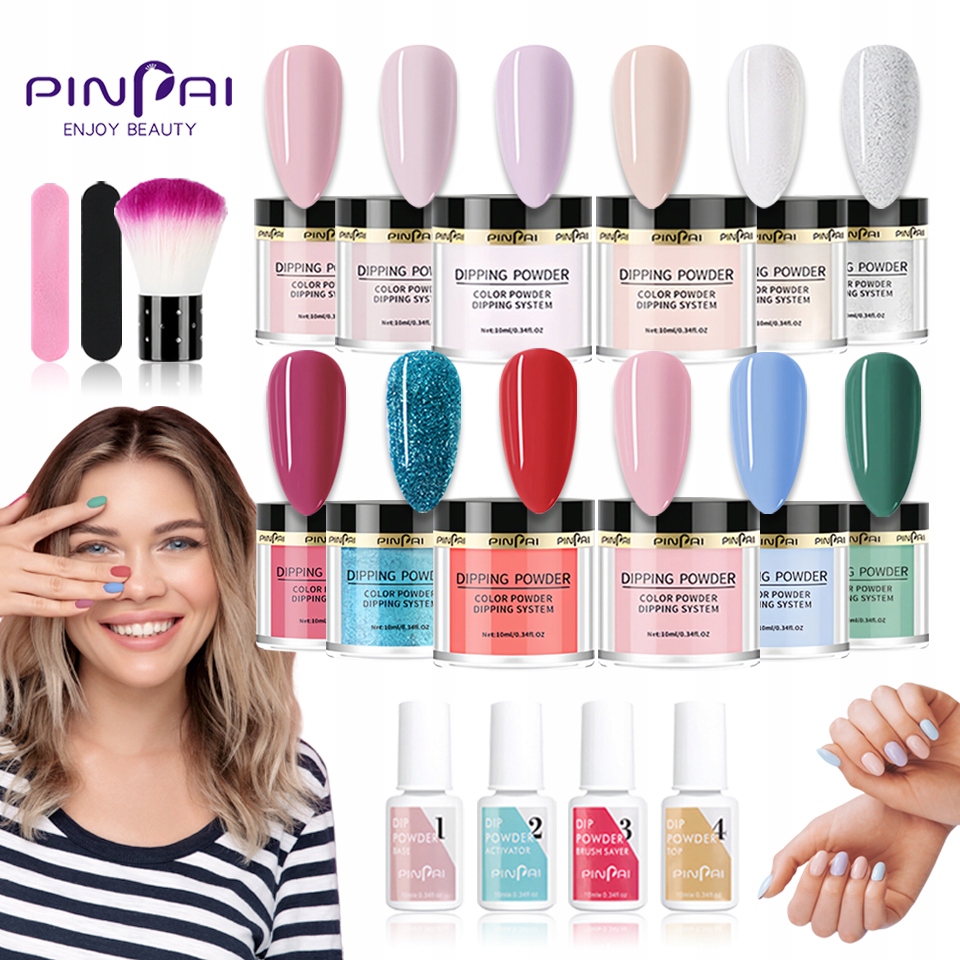 Pinpai titanová sada na manikúru 14ks