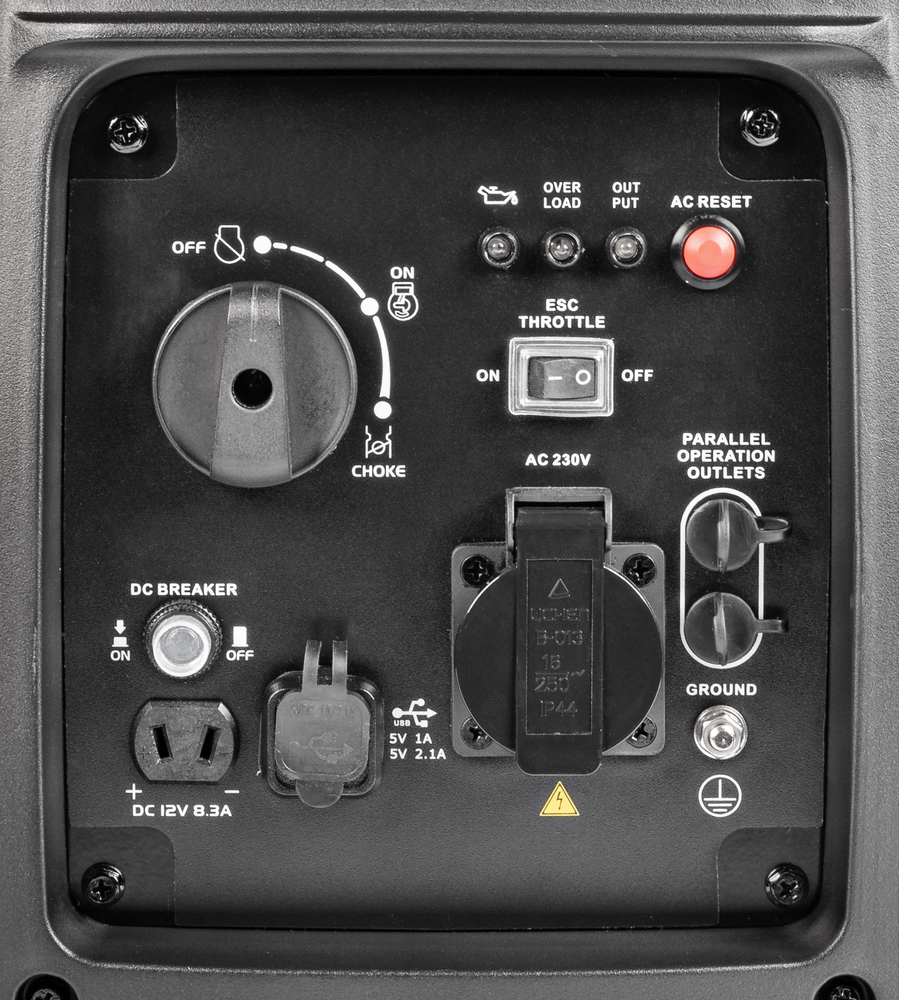 IN2000R CEDRUS Agregat prądotwórczy 1,9kW Inverter - idealny dla kempingu Model IN2000R