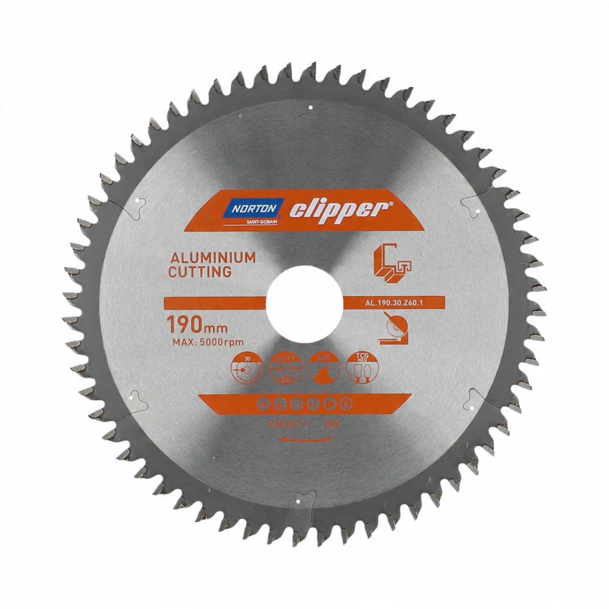 

Tarcza Widiowa Do Cięcia Aluminium Norton 190X30MM