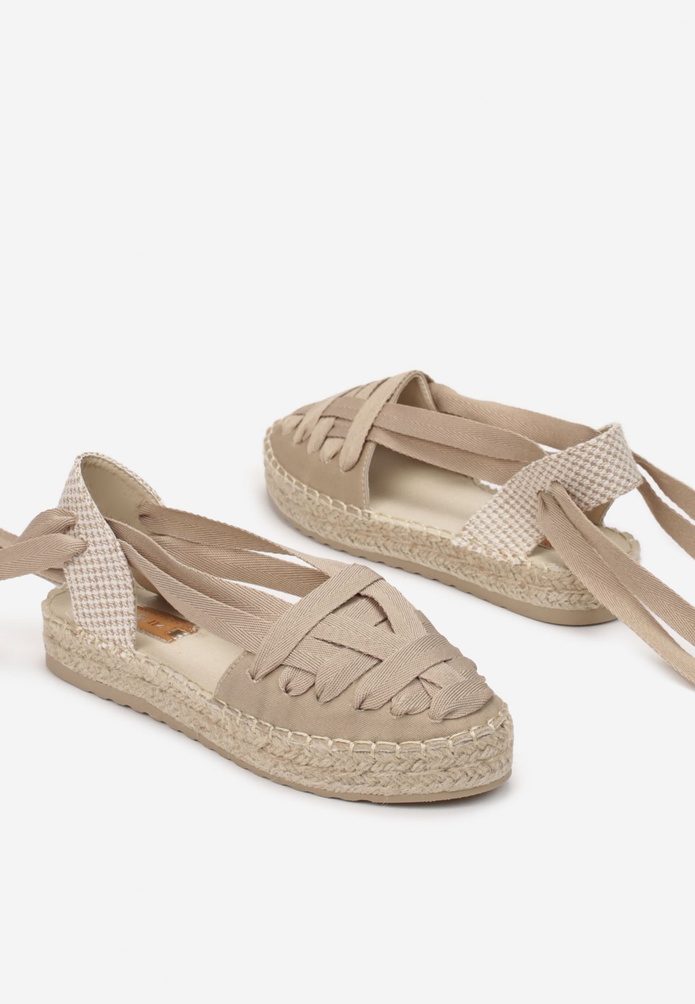 

Renee Ciemnobeżowe Espadryle damskie 41