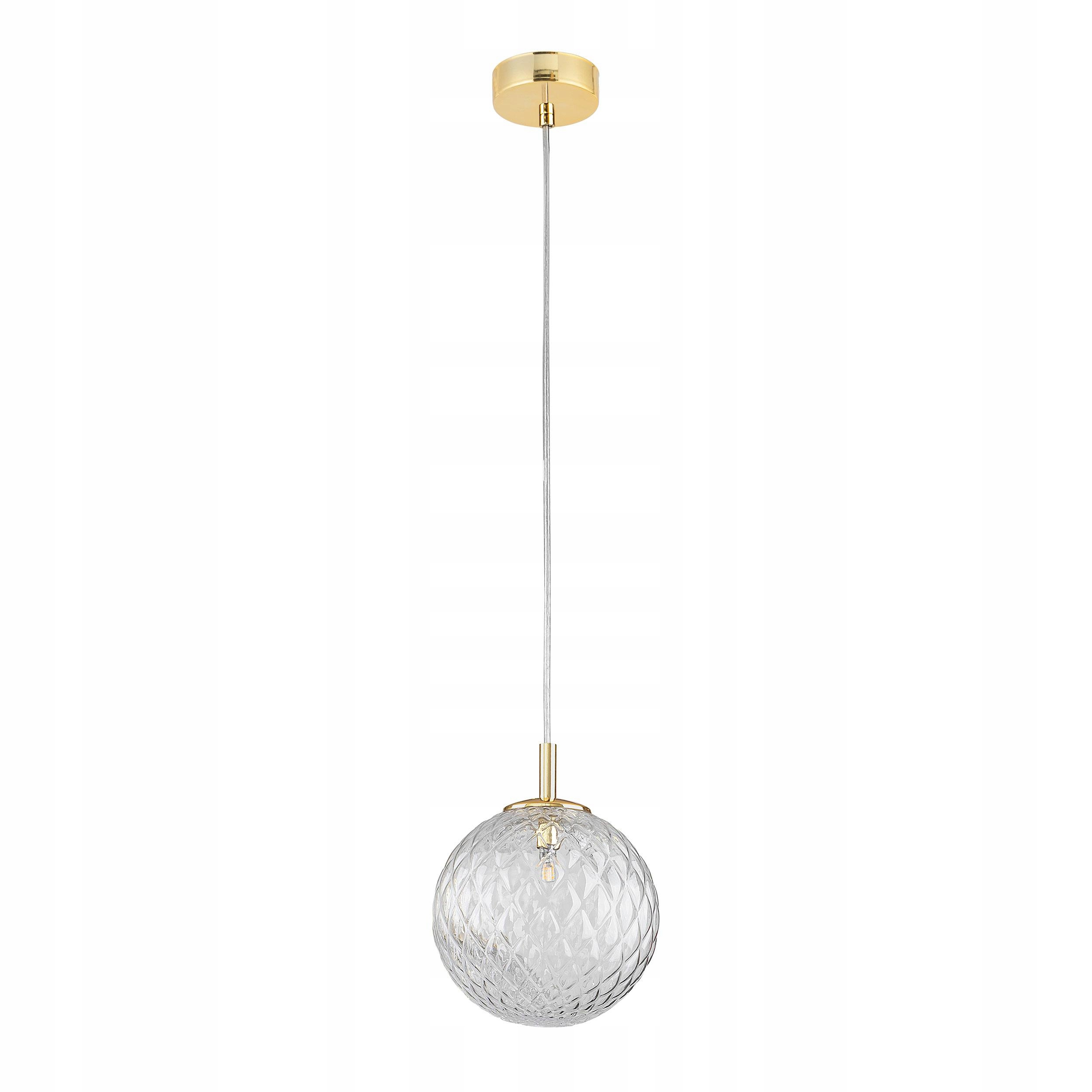 Závěsné svítidlo Cadix Zlaté 1xG9 21cm moderní glamour do obývacího pokoje