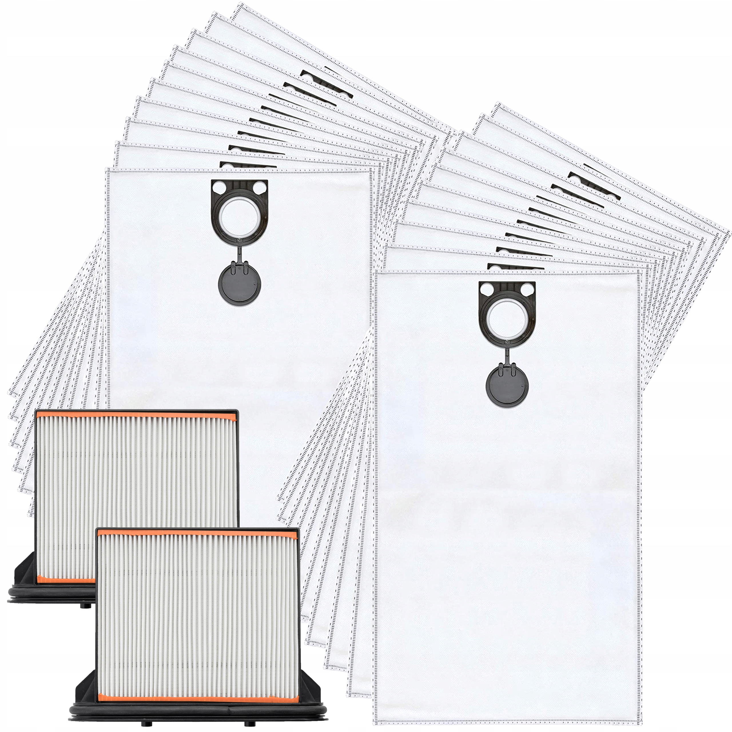 20xSáčky filtre do vysávača Bosch Gas 25 50 Metabo Asr 25 L Ac Asa 30 L