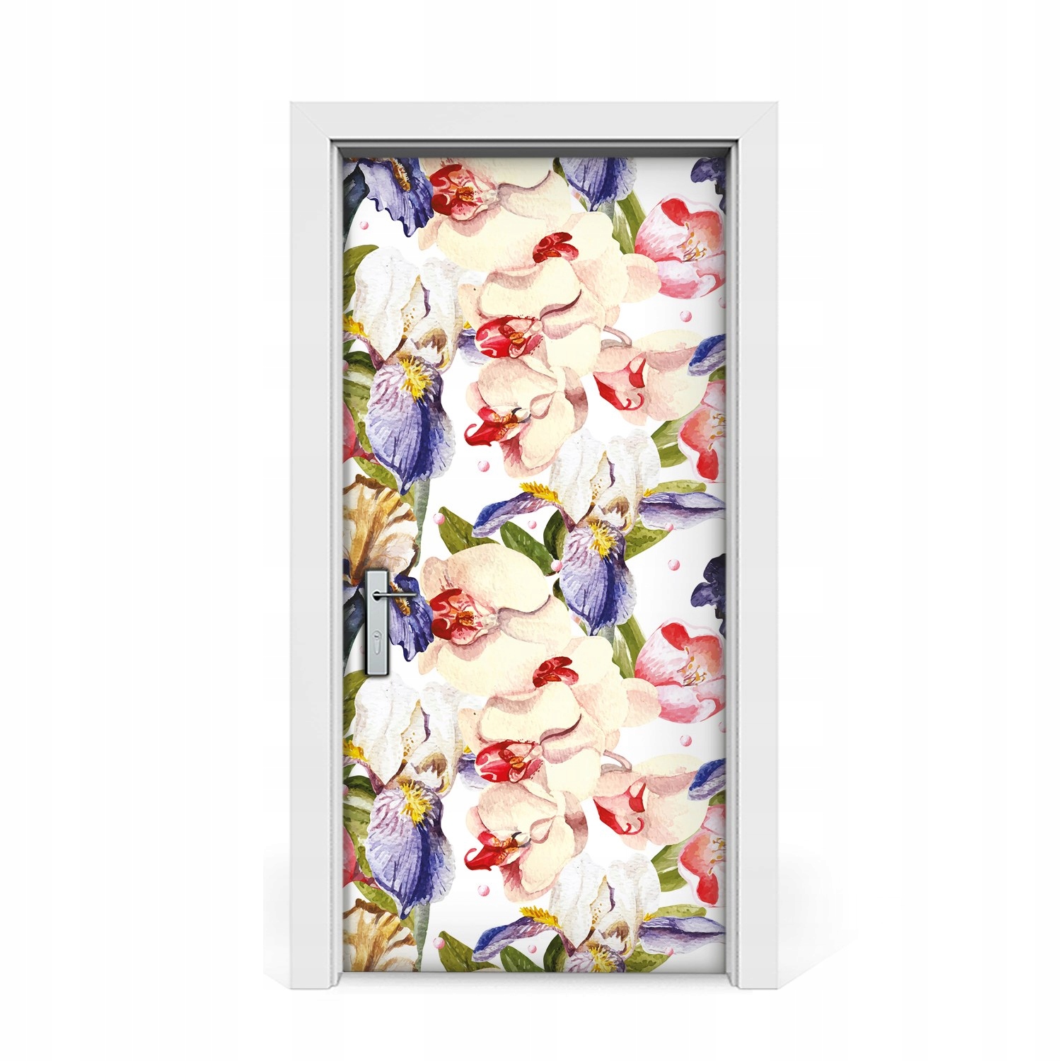 

Naklejka na drzwi okleina Orchidea 95x205
