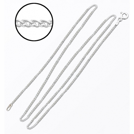 

Srebrny Łańcuszek Kłos Spiga 50 CM Pr. 925