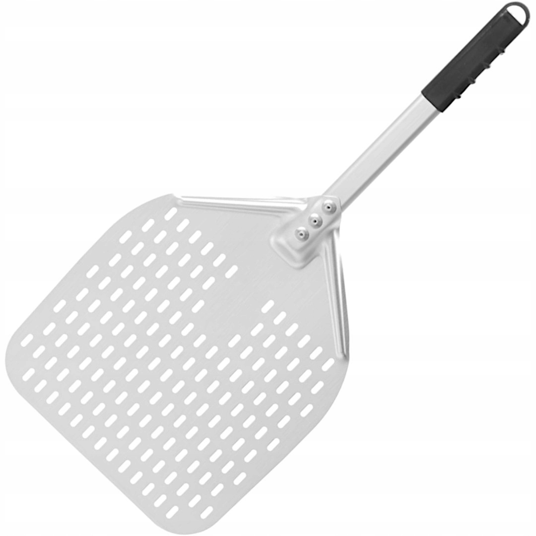 Lopata na pizzu s krátkou rukojetí, perforovaná, čtvercová, 300 x 660 mm Hendi