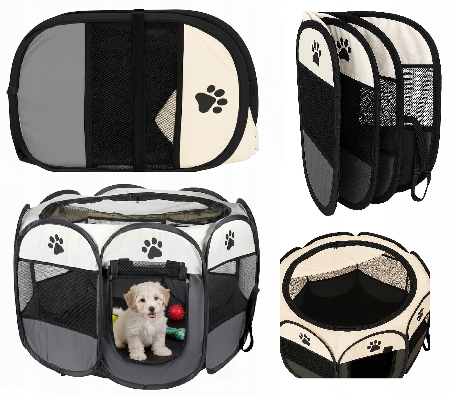 Levně Skládací kotec pro psa kočku pelíšek XXL (I073)