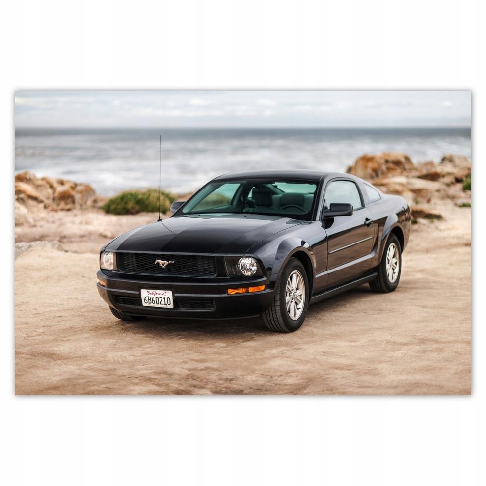 

Plakaty 60x40 Czarny Ford Mustang