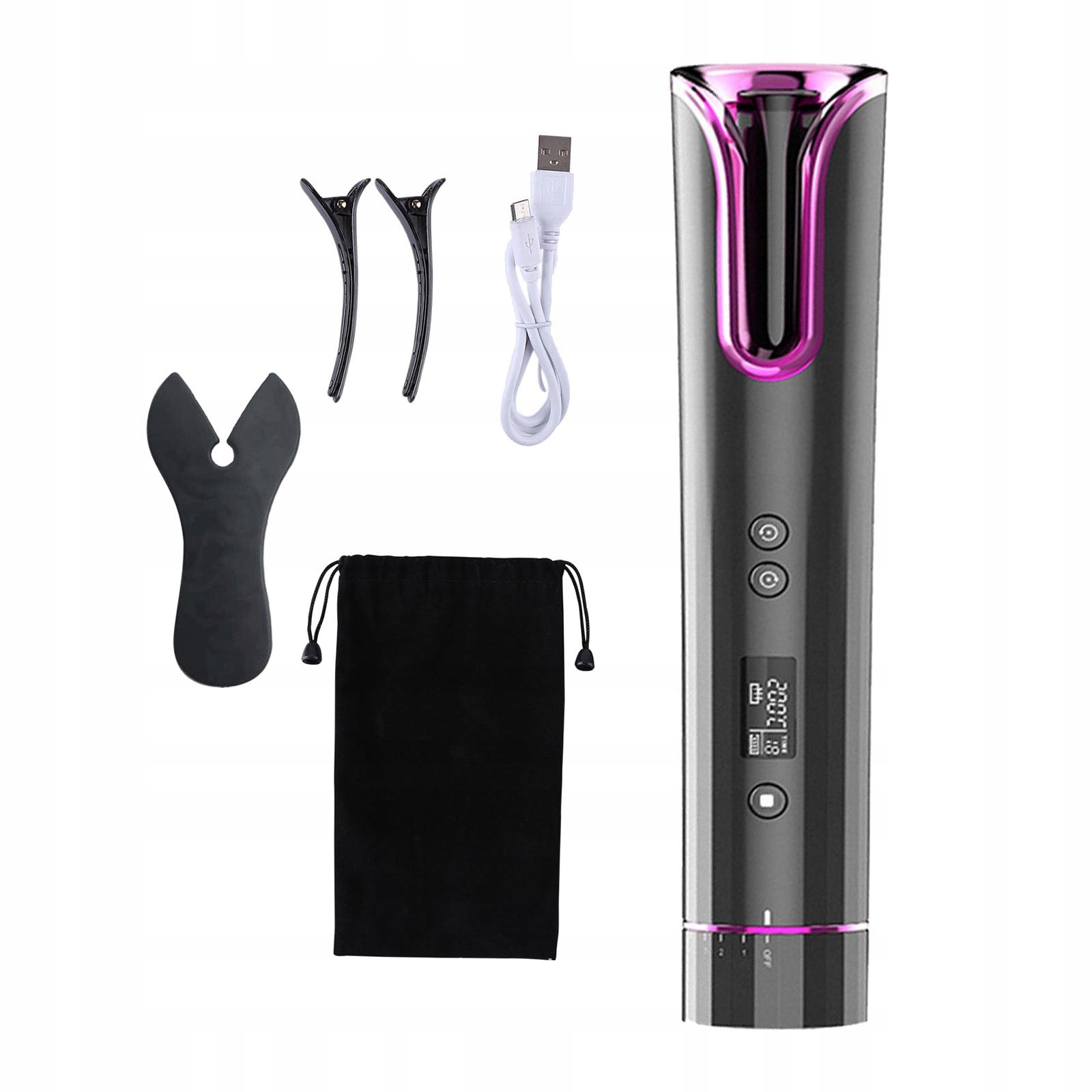 Sada kulmovačů na vlasy Automatická kulma na vlasy, akumulátorová