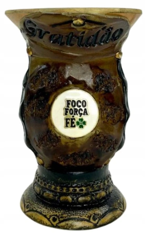 Matero Porongo Cuia Zdobiona Inox Chimarrao Do Yerba Mate