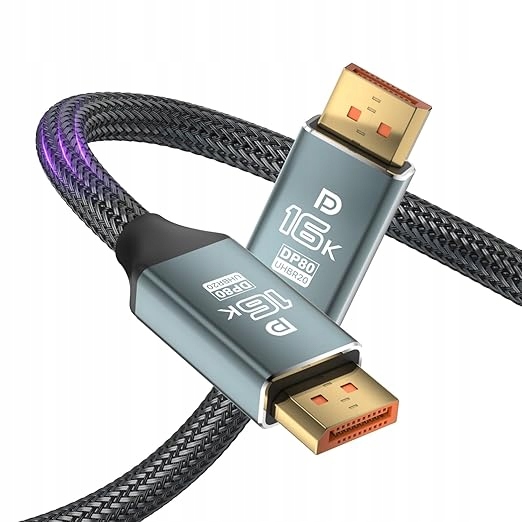 Kabel DisplayPort - DisplayPort 2.1 16K 60Hz Shudder 2m