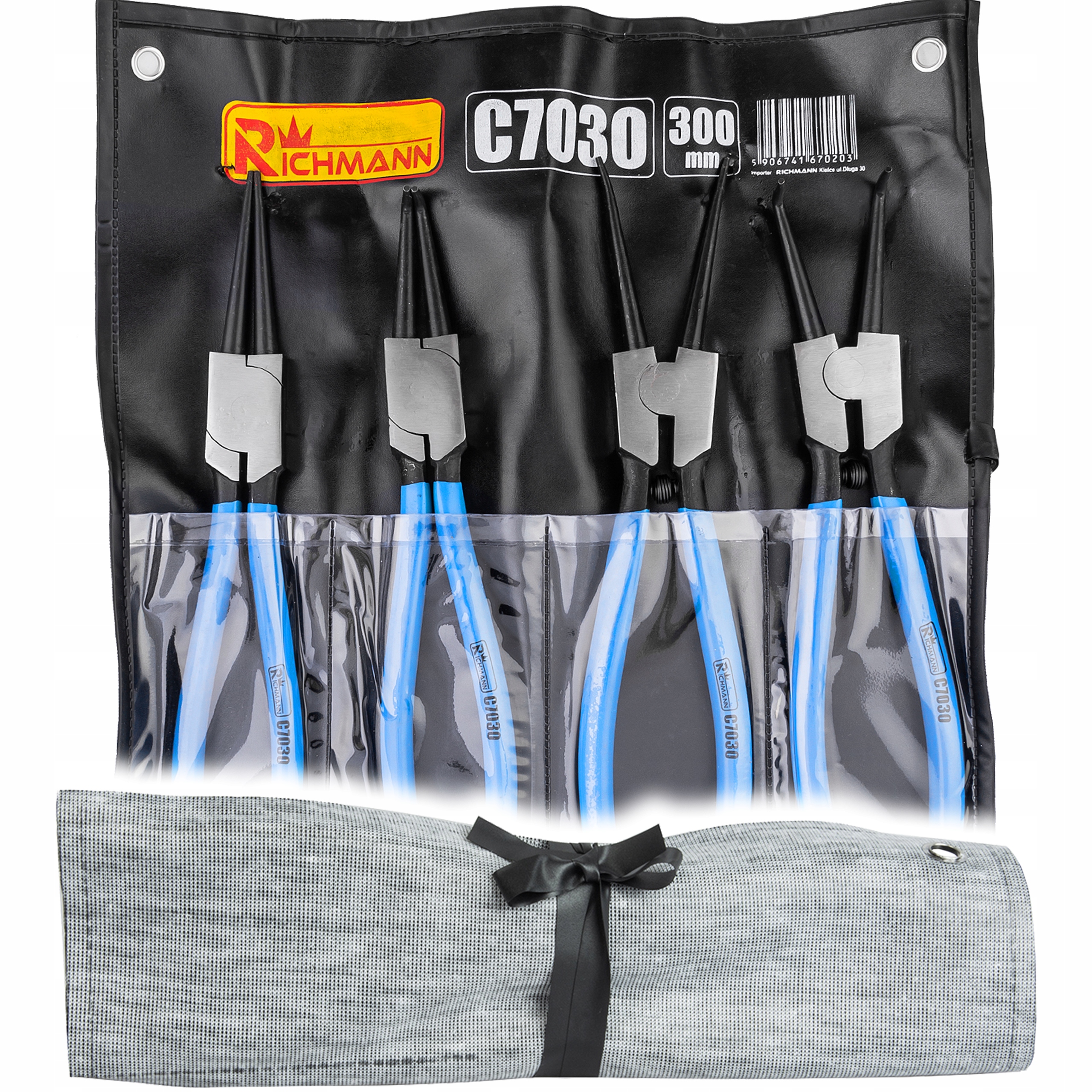 ZESTAW SZCZYPCE SEGERA PŁACHTA 300MM 4 EL RICHMANN