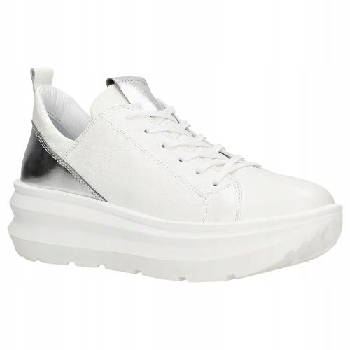 Półbuty damskie sneakersy Wojas białe r.37