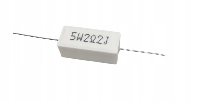 

Rezystor opornik Rwa 2,2 Ohm 5W 5% 2szt