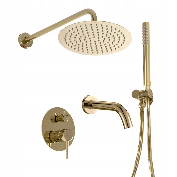 

Zestaw Wannowo-prysznicowy Calani Nexos Gold