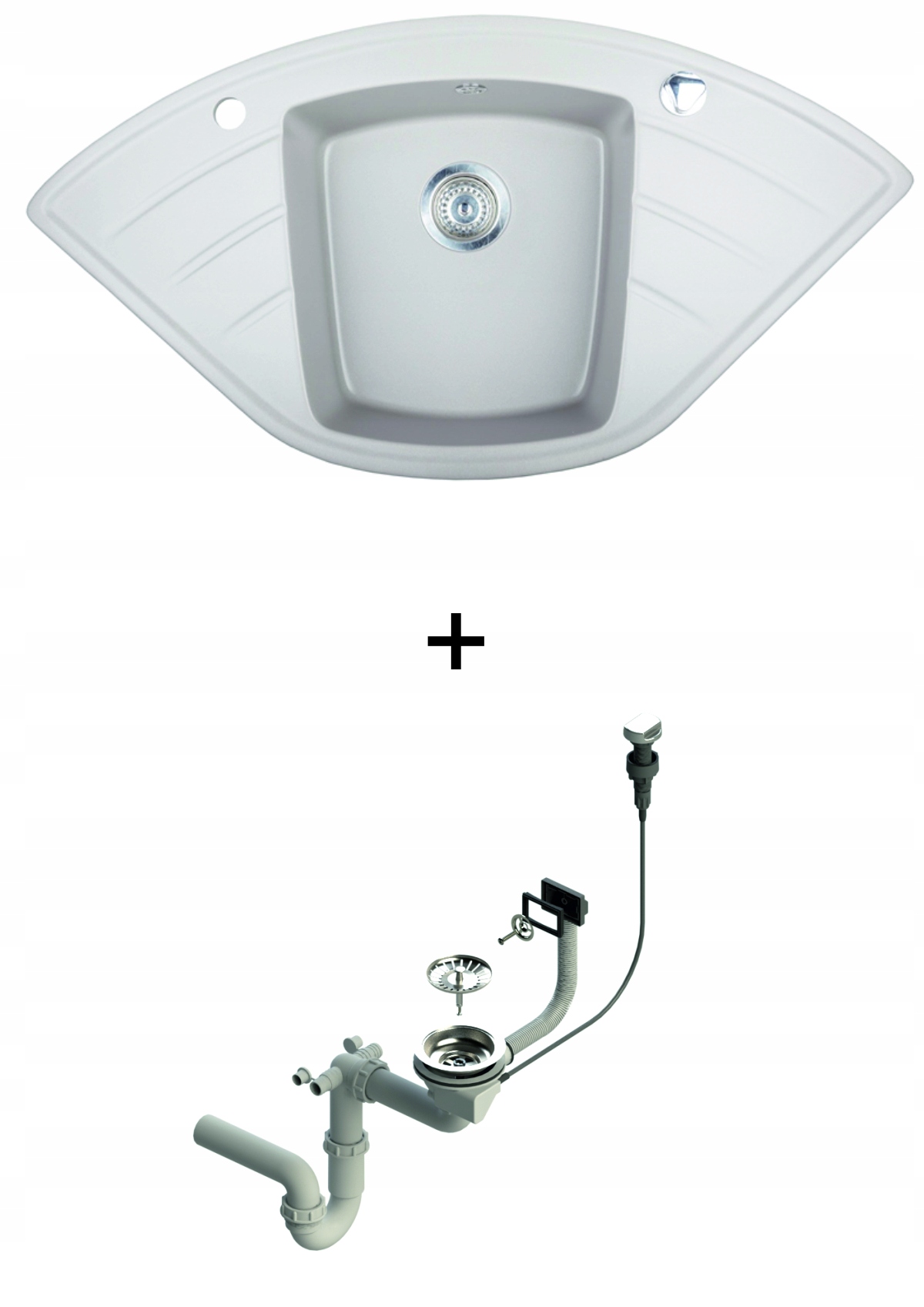 Granitový Dřez Dřez sifon Altair