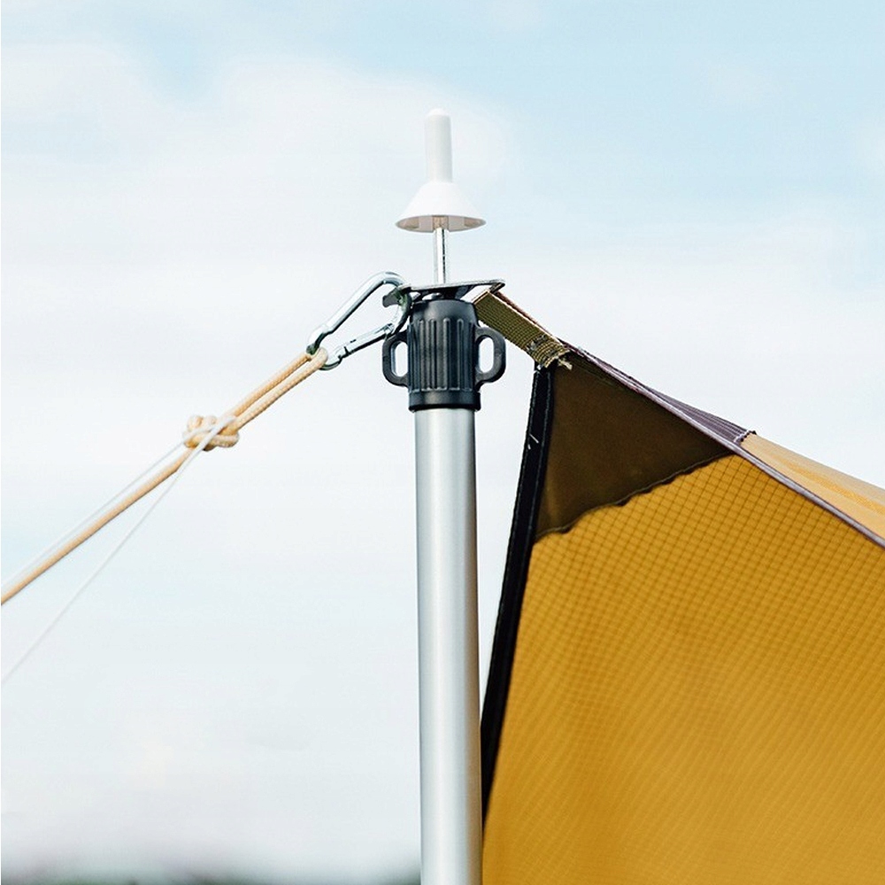 2×TELESKOPOWE MASZTY NAMIOTOWE, ALUMINIOWE SŁUPKI PLANDEKOWE 90-230CM Marka Bedee