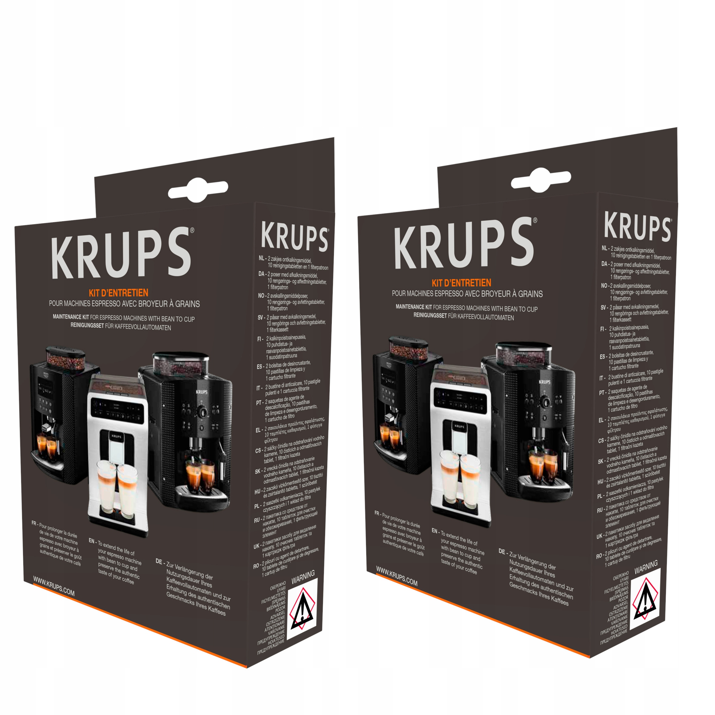 

2x Oryginalny zestaw czyszczący Krups XS530010