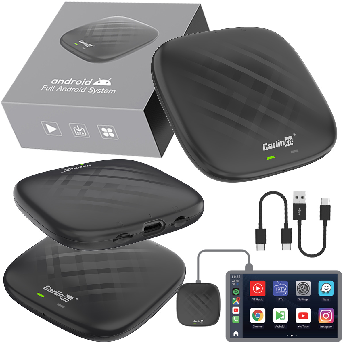 Carlinkit CPC200 Tbox S s1b Adapter multimedia CarPlay Android Auto 4+64GB