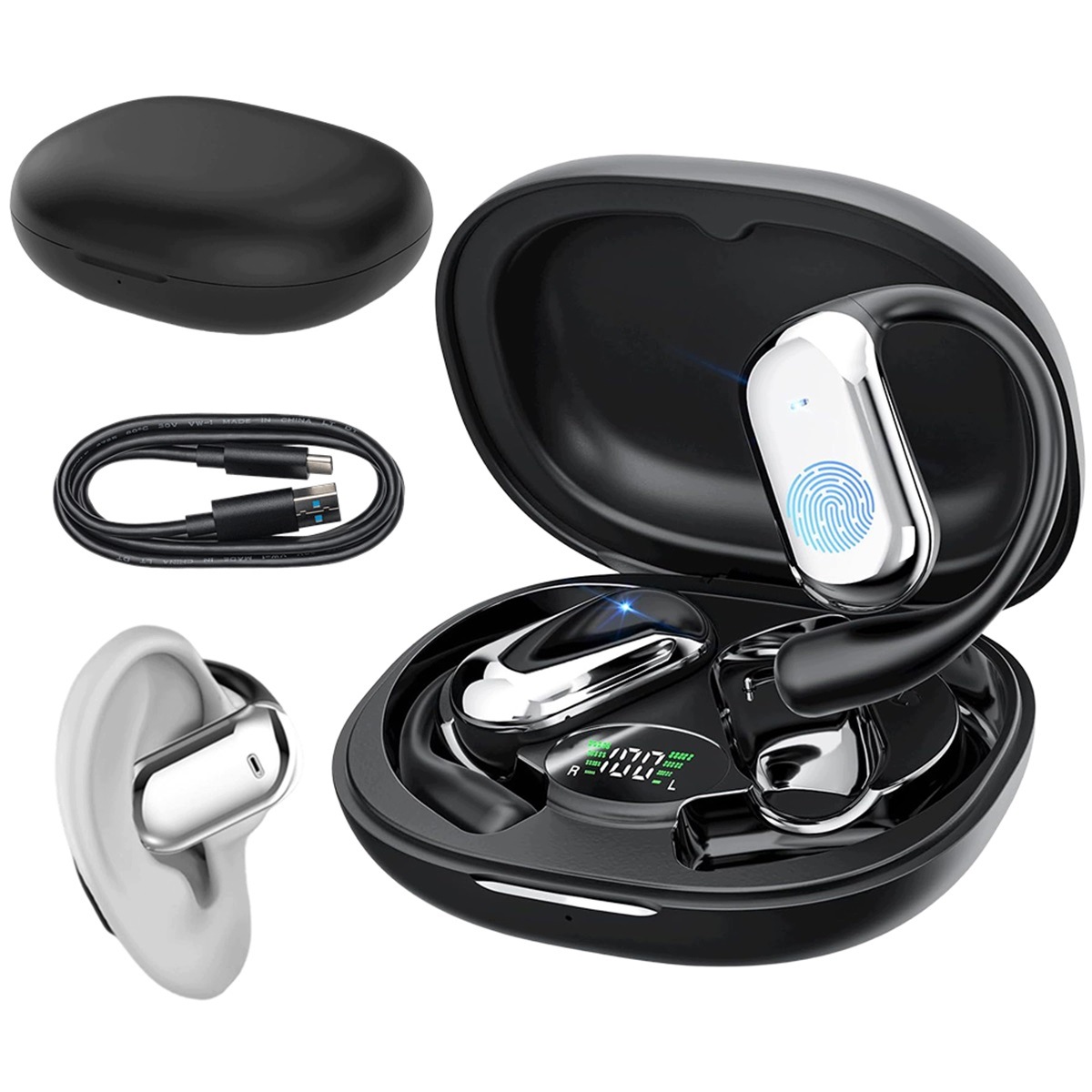 Sluchátka překládající Ai 198 jazyků s Bluetooth 6.1 a redukcí šumu