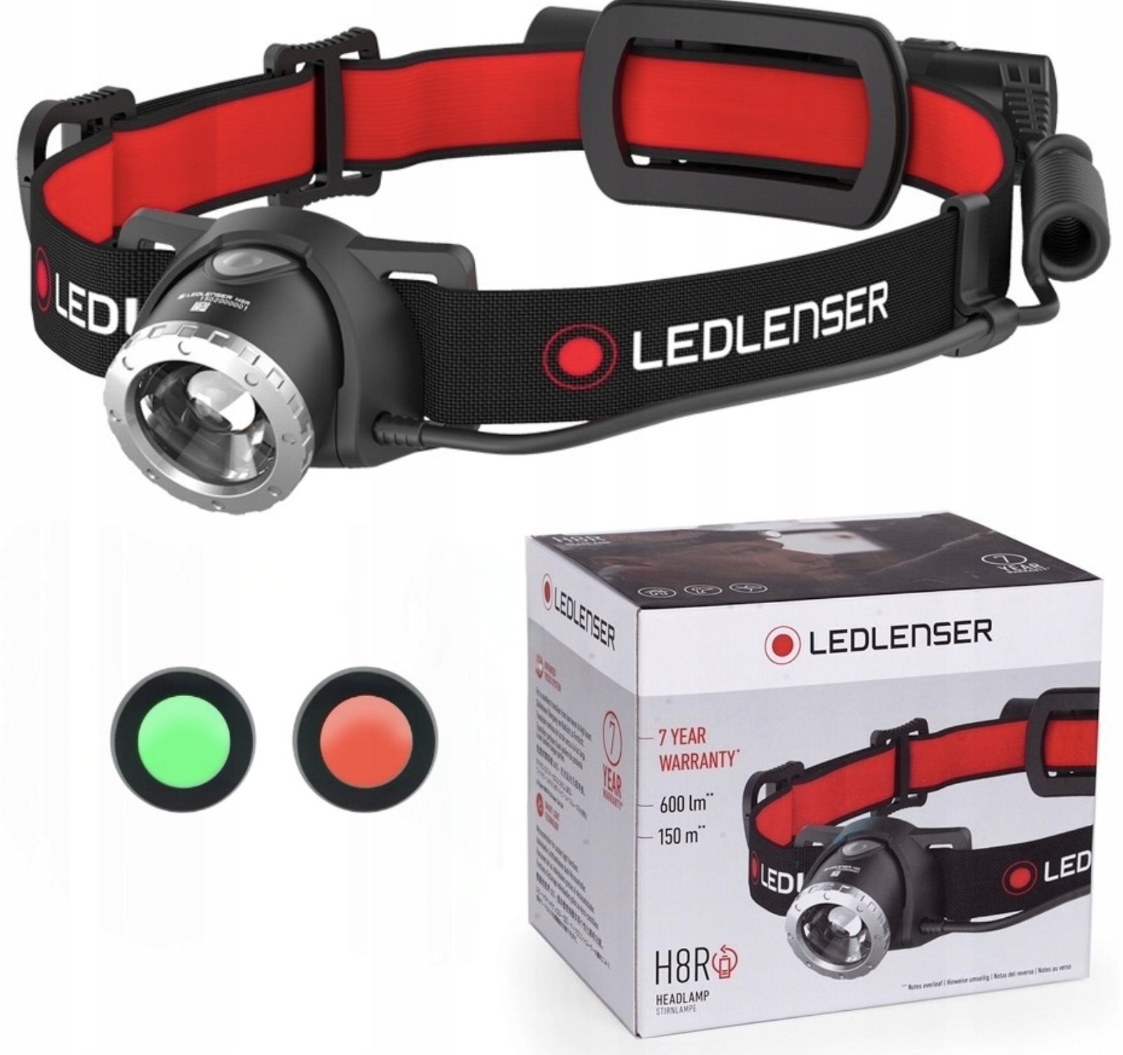 Latarka Czołowa Ledlenser H8R Akumulatorowa |600 LM