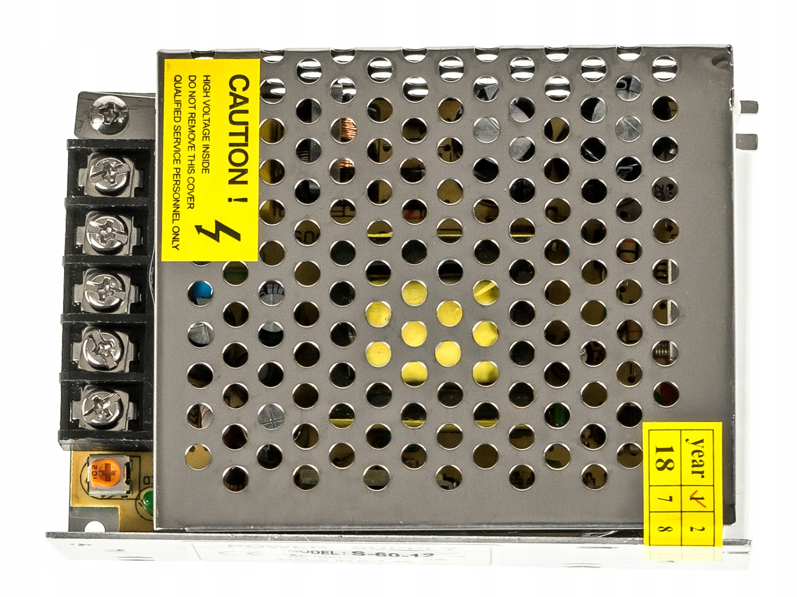 ZASILACZ LED 12V 60W 5A Modułowy IP20 DO TAŚM LED CCTV IP20 Marka Berge