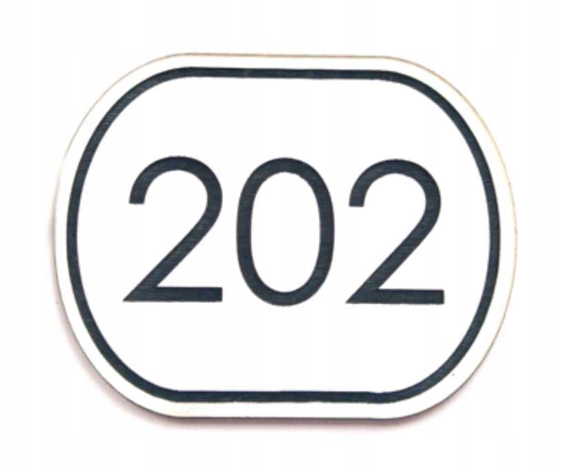 numer NUMEREK NA DRZWI hotel dom klub 70X55mm