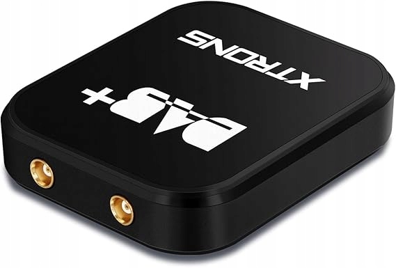 Tuner Radiowo Cyfrowy Usb Dab+ Z Podwójną Anteną Dwuprocesorowy Czarny