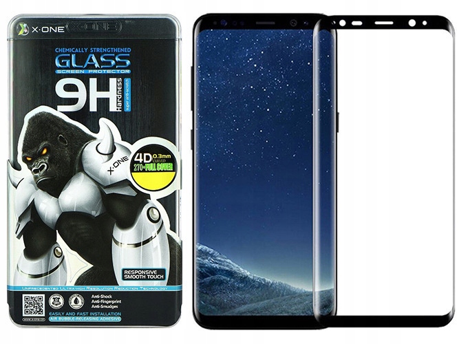 

Galaxy S8 G950 Szkło Hartowane X-one 4D 9H 0.3MM