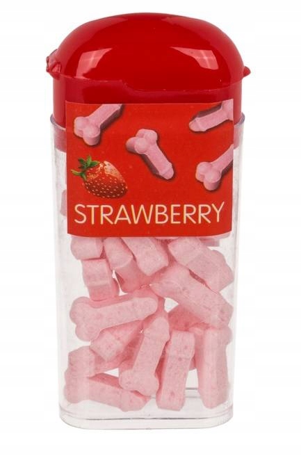 Śmieszne Cukierki Penisy Truskawkowe Candy Willies