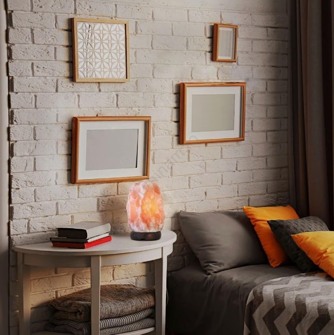 LAMPA SOLNA JONIZATOR POWIETRZA,SÓL HIMALAJSKA ROCK 1-2KG, PROMERCO Długość/wysokość 22 cm