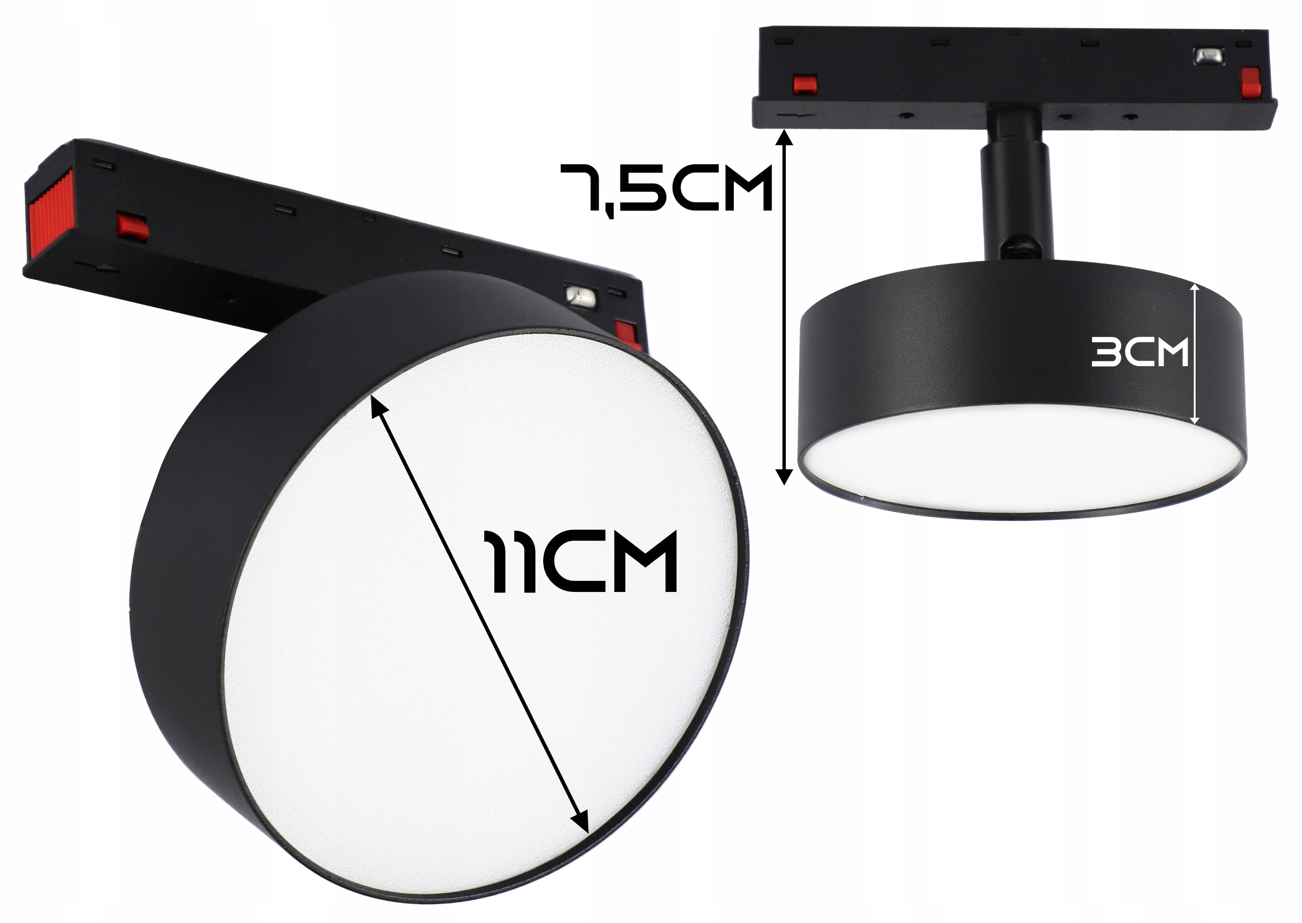 Reflektor szynowy LED spot 18W 4000K magnetyczny Napięcie (V) inne