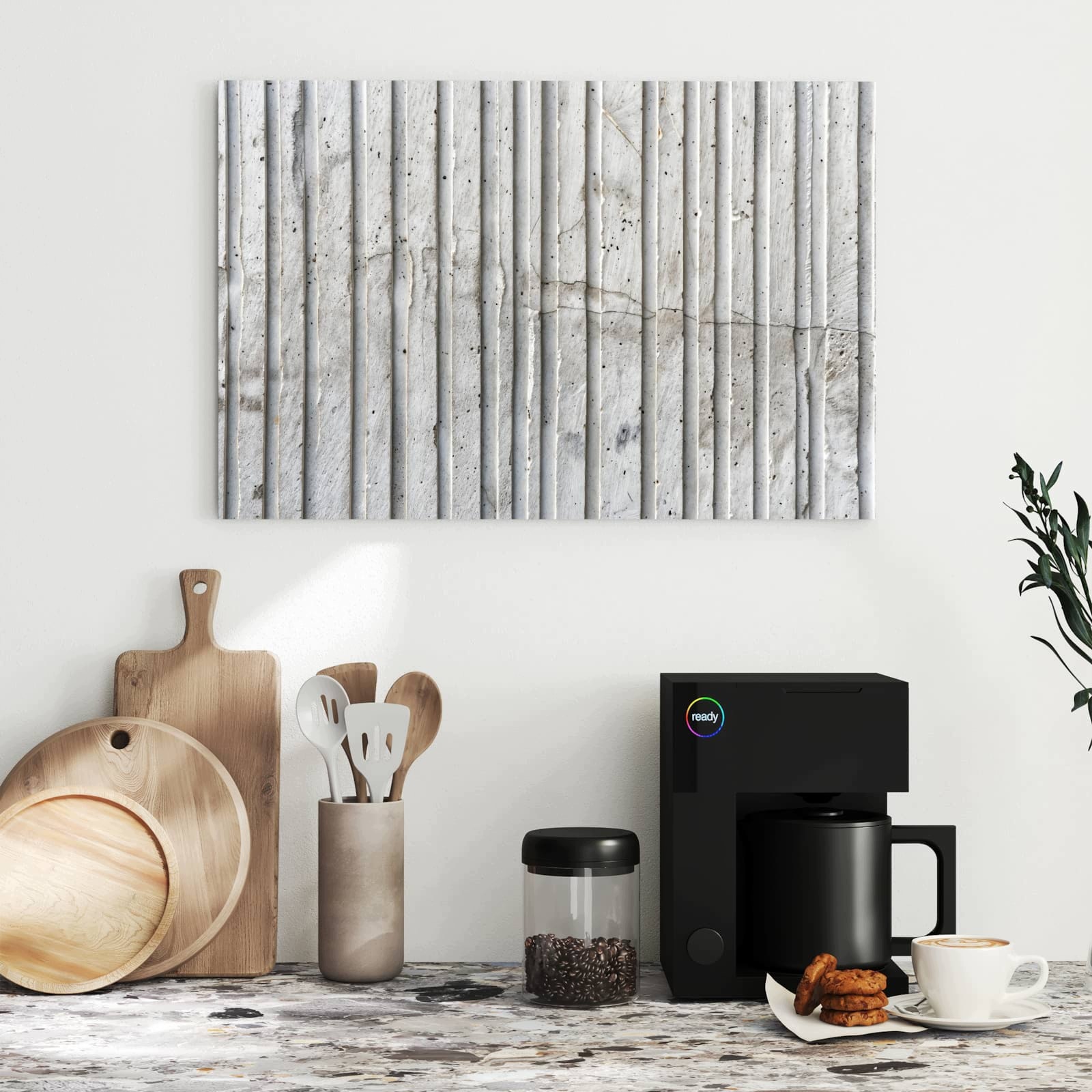 Magnetická tabule Struktura betonu 60 × 40 cm