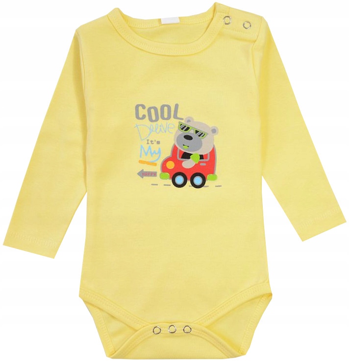 

Breeze Body Długi Rękaw Bawełna żółte 80 J24G