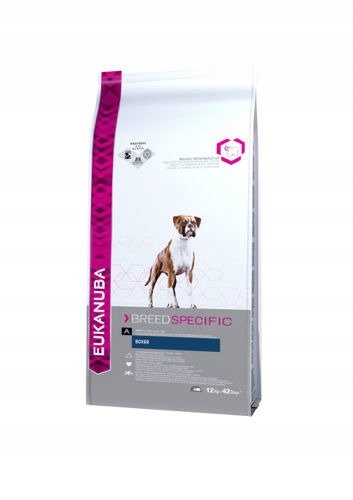 Levně Eukanuba Adult Boxer Chicken 12kg Krmivo pro dospělé boxery s kuřecím masem 12 kg