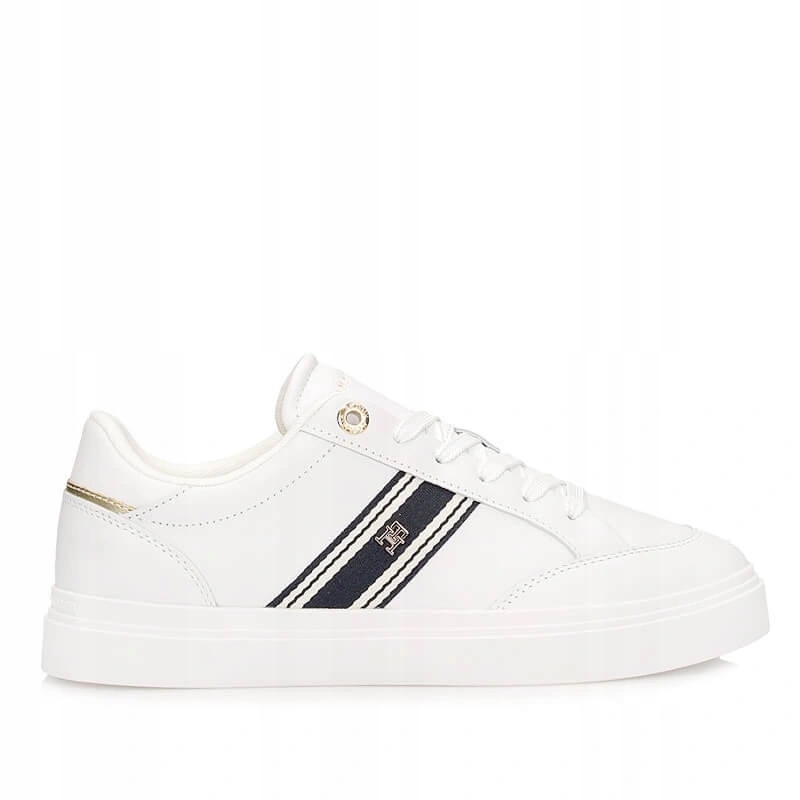 Dámské tenisky Tommy Hilfiger FW0FW09354YBSW8B Th Chic Cupsole Webbing