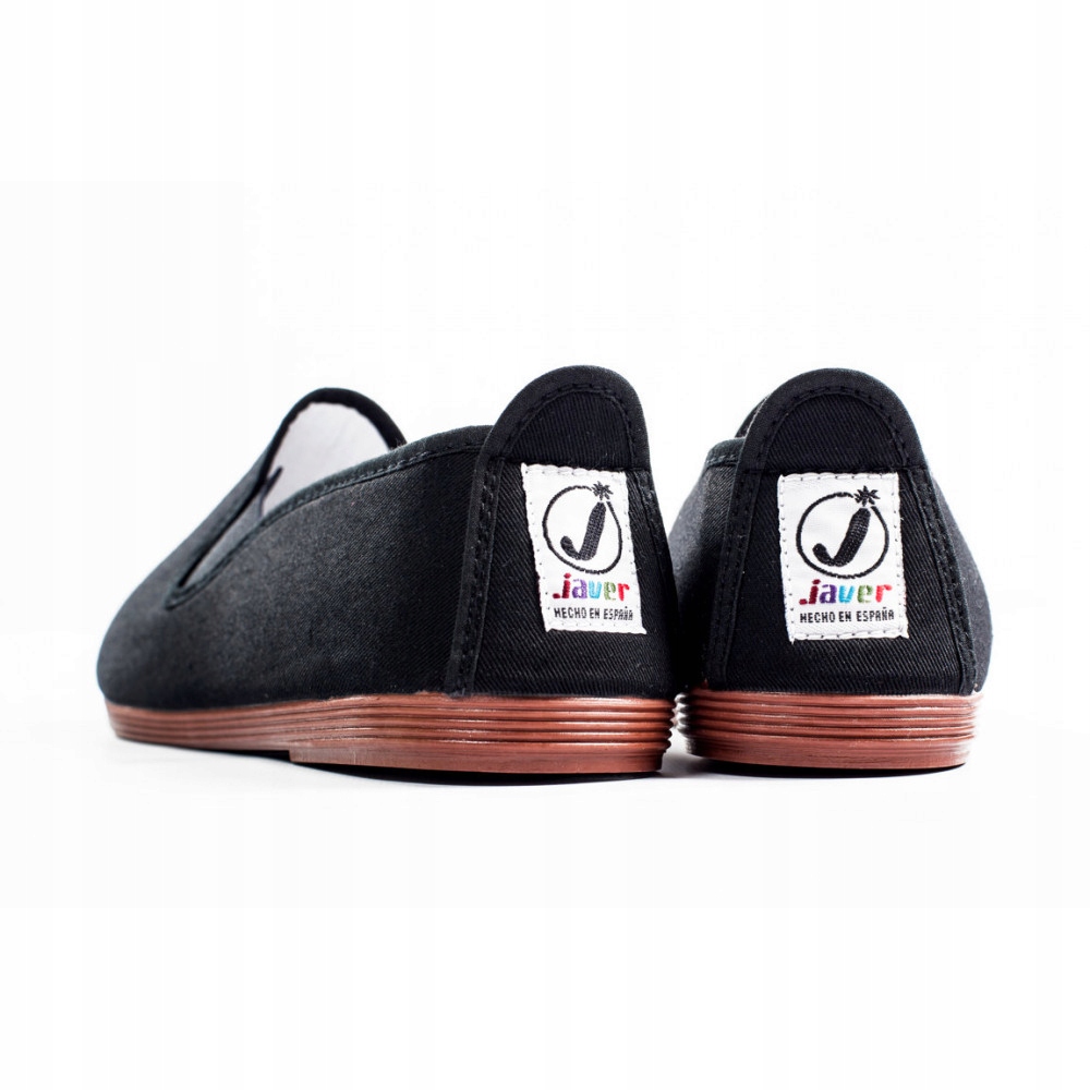 wygodne ESPADRYLE TENISÓWKI WKŁADANE czarne r. 40 Model Black Brown