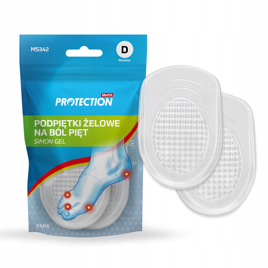 

Żelowe Podpiętki Mazbit na Ból Pięt Para Gel r. 2