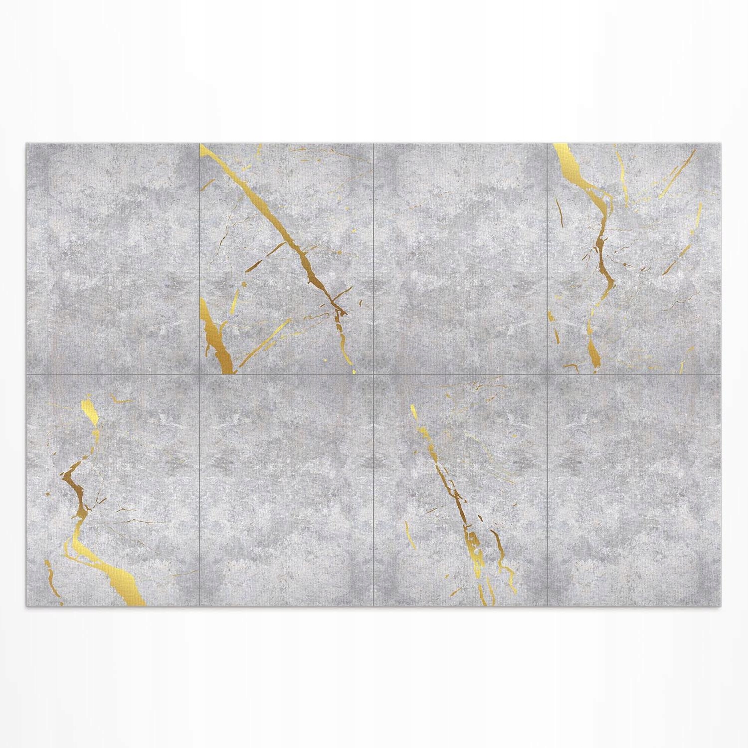 Dekoratívny balkónový vinylový koberec Betónové kamenné dosky 225 x 150 cm
