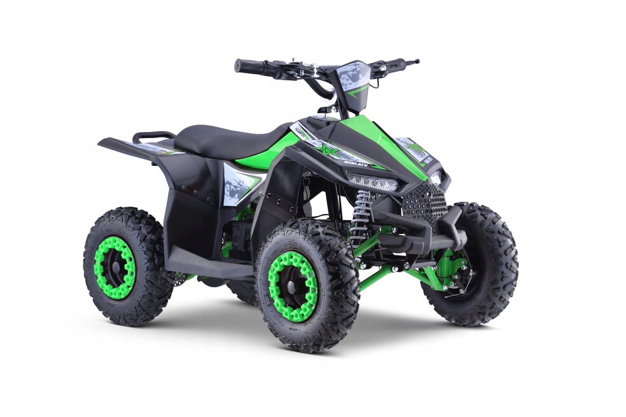 Quad na akumulator dla dzieci E-star zielony 35km/h 1000W Led 48V/12Ah