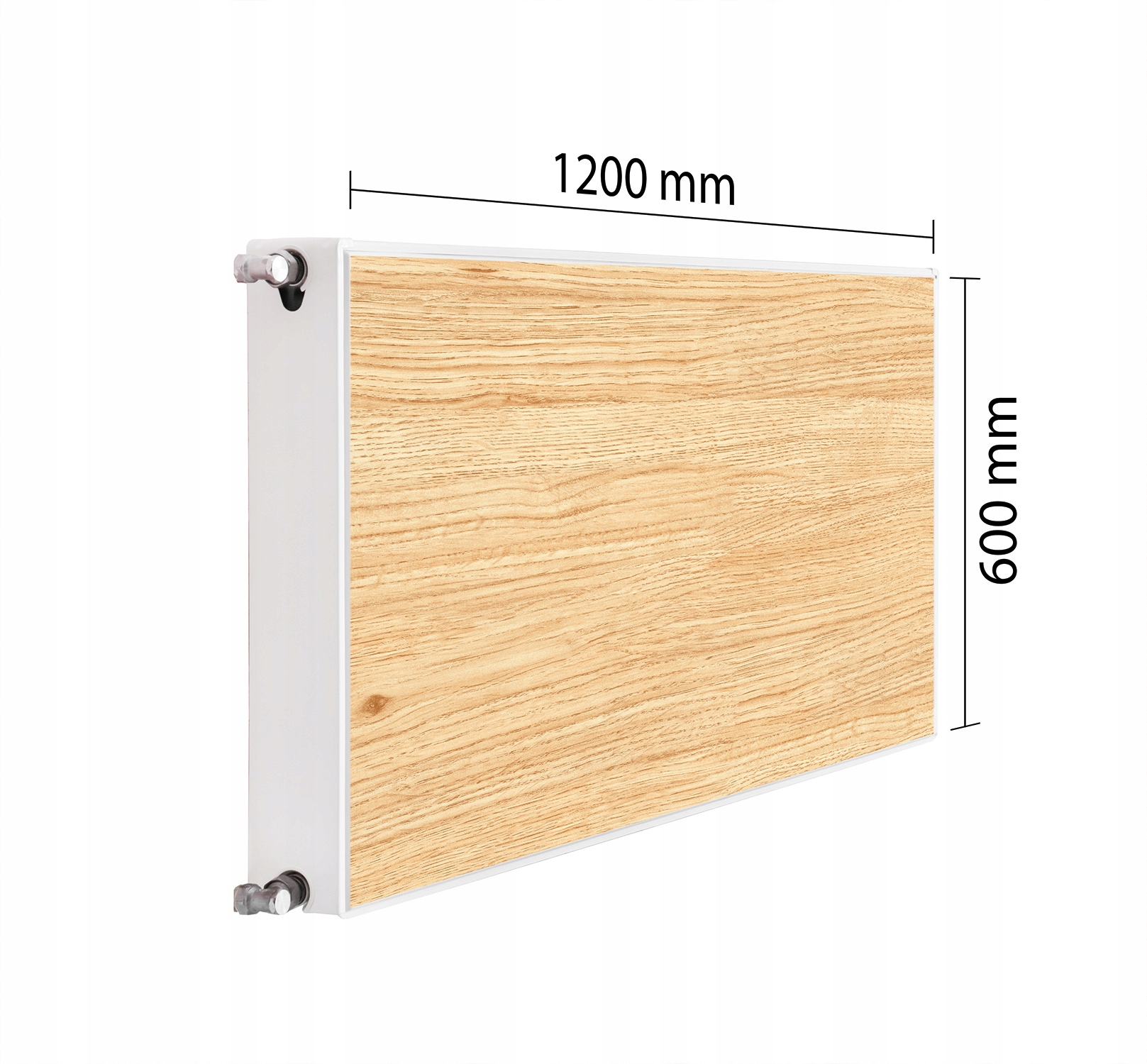 Maskovač Kryt Radiátoru 120x60 Dřevo Podložka Magnet